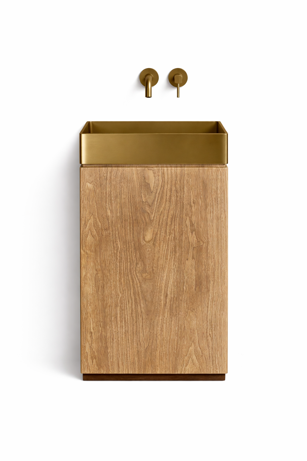 Wood Grain Freestanding Basin – Modern Luxe Edition