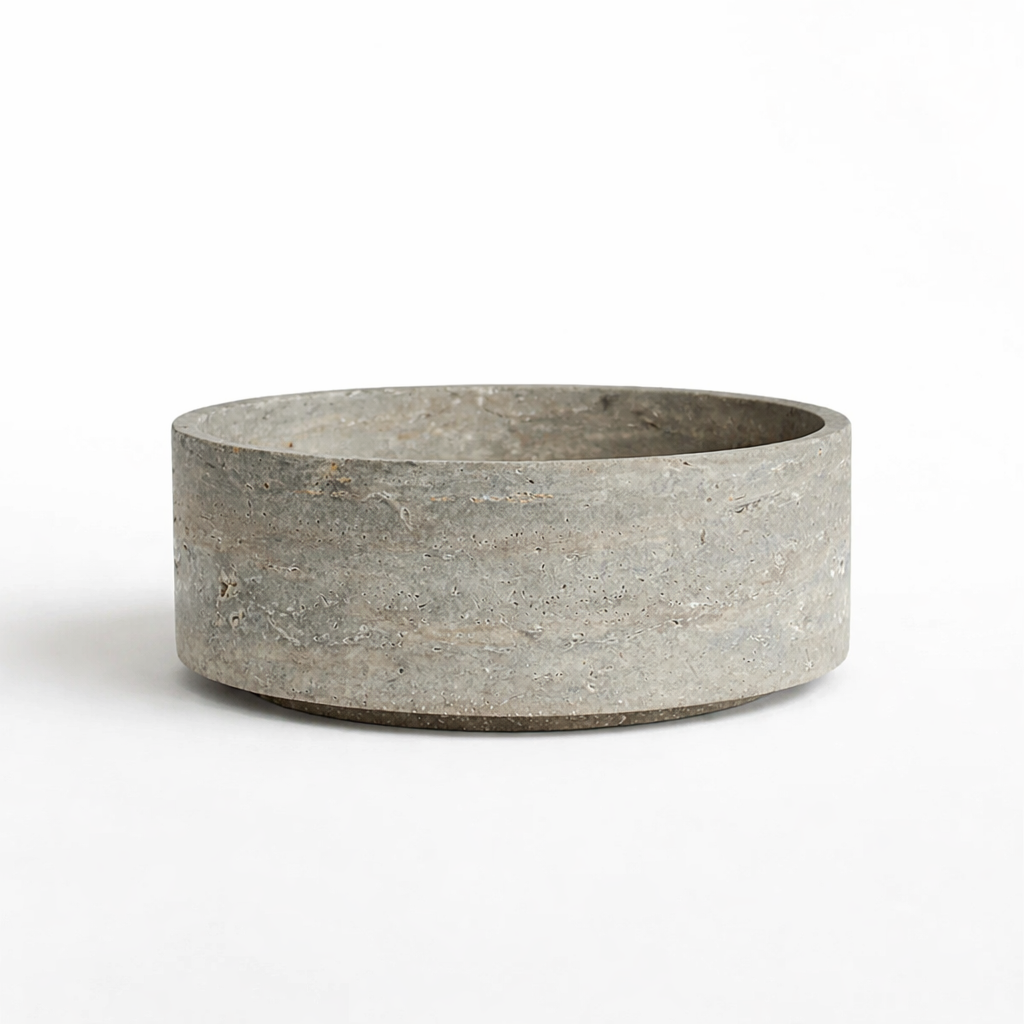 Round Artificial Stone Countertop Basin