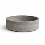 Dark Stone Round Basin