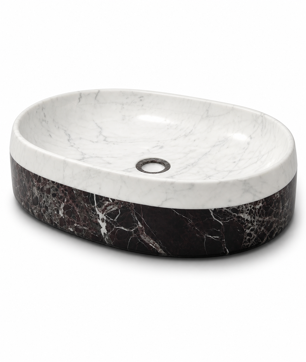 Noir Veil Marble Basin