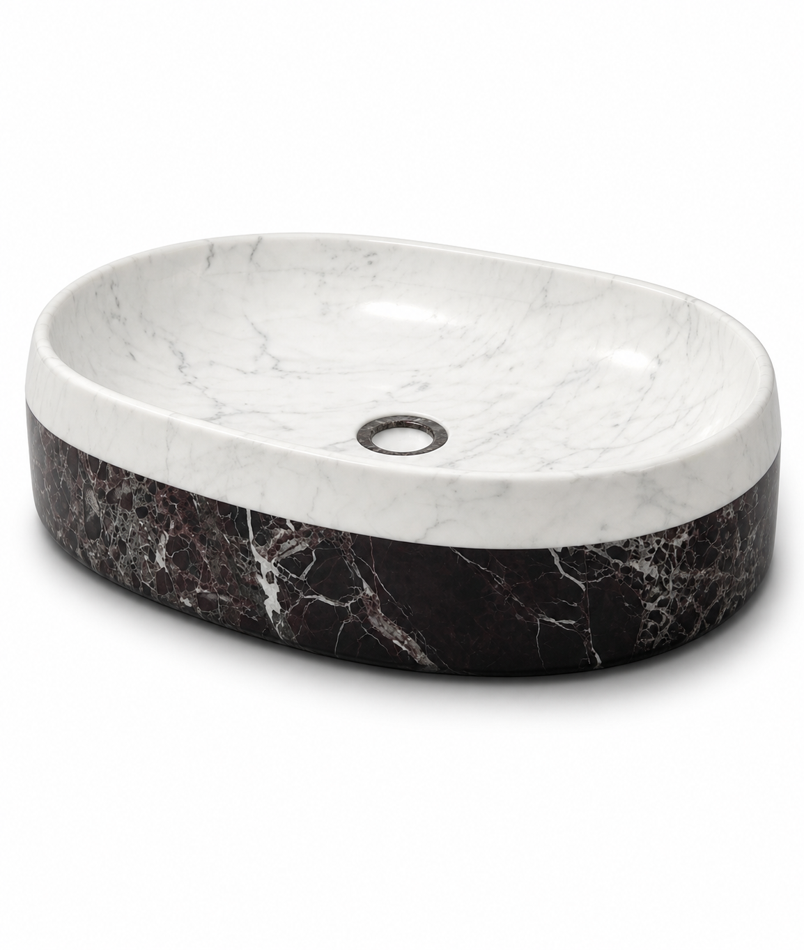 Noir Veil Marble Basin