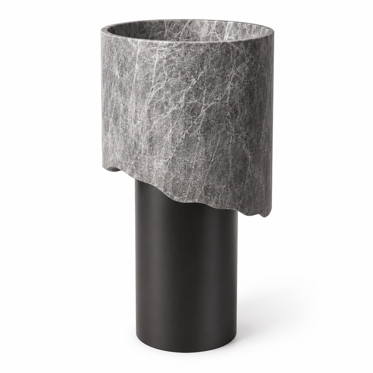 Obsidian Cascade Freestanding Basin