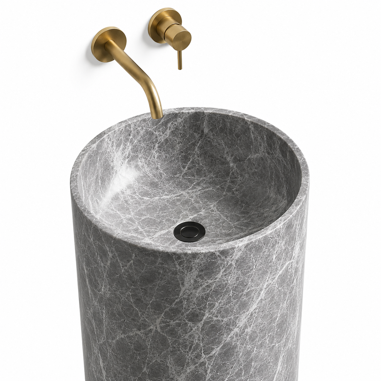 Obsidian Cascade Freestanding Basin