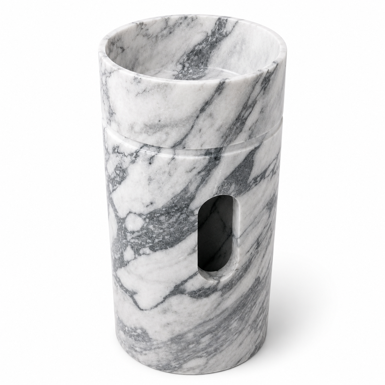 Carrara Marble Freestanding Basin