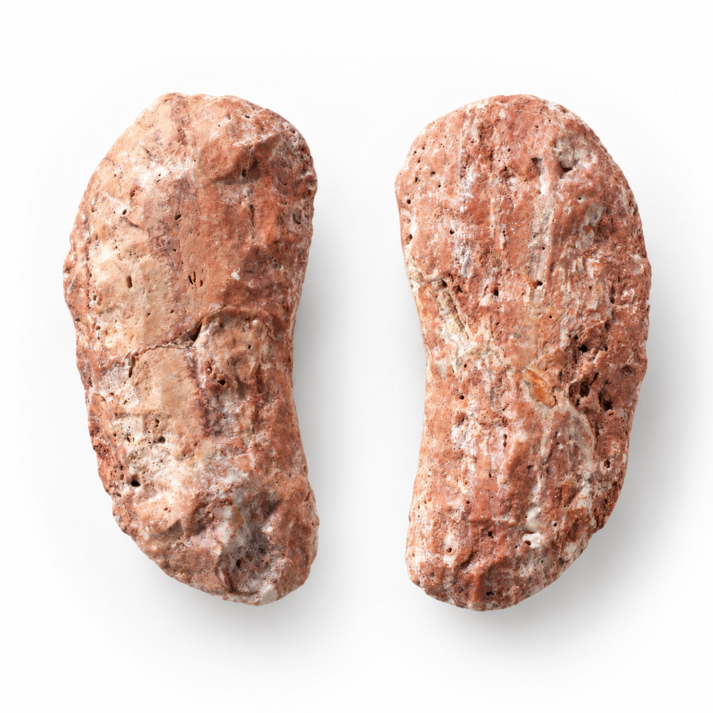 Italian Red Travertine Door Handle