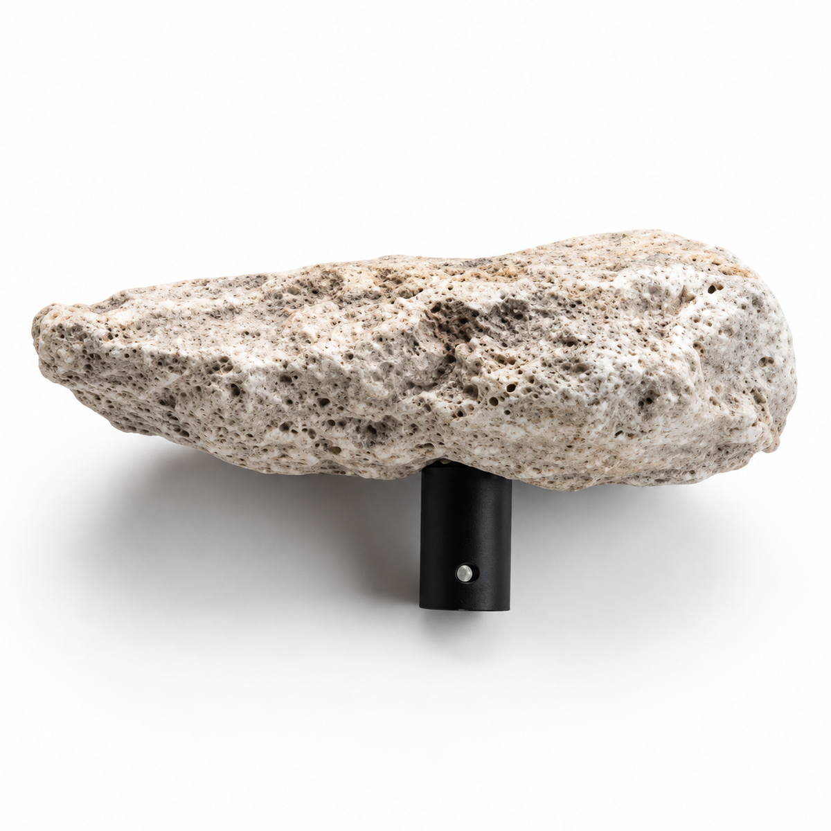 Silver Galaxy Travertine Door Handle