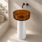 Halo Freestanding Resin Basin
