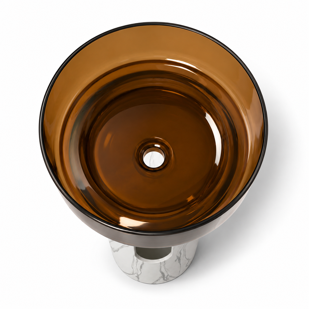 Amber Halo Freestanding Basin