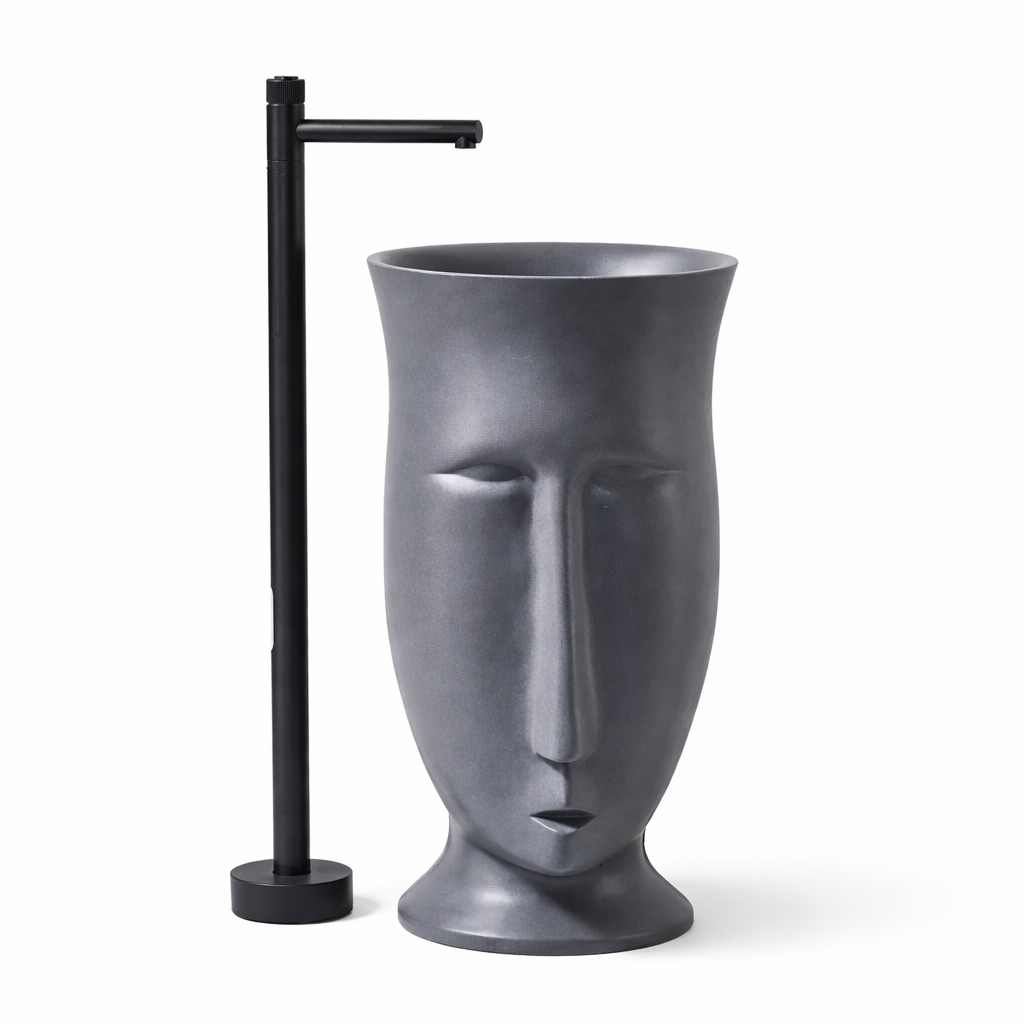 Sculpted Face Basin – Queen
