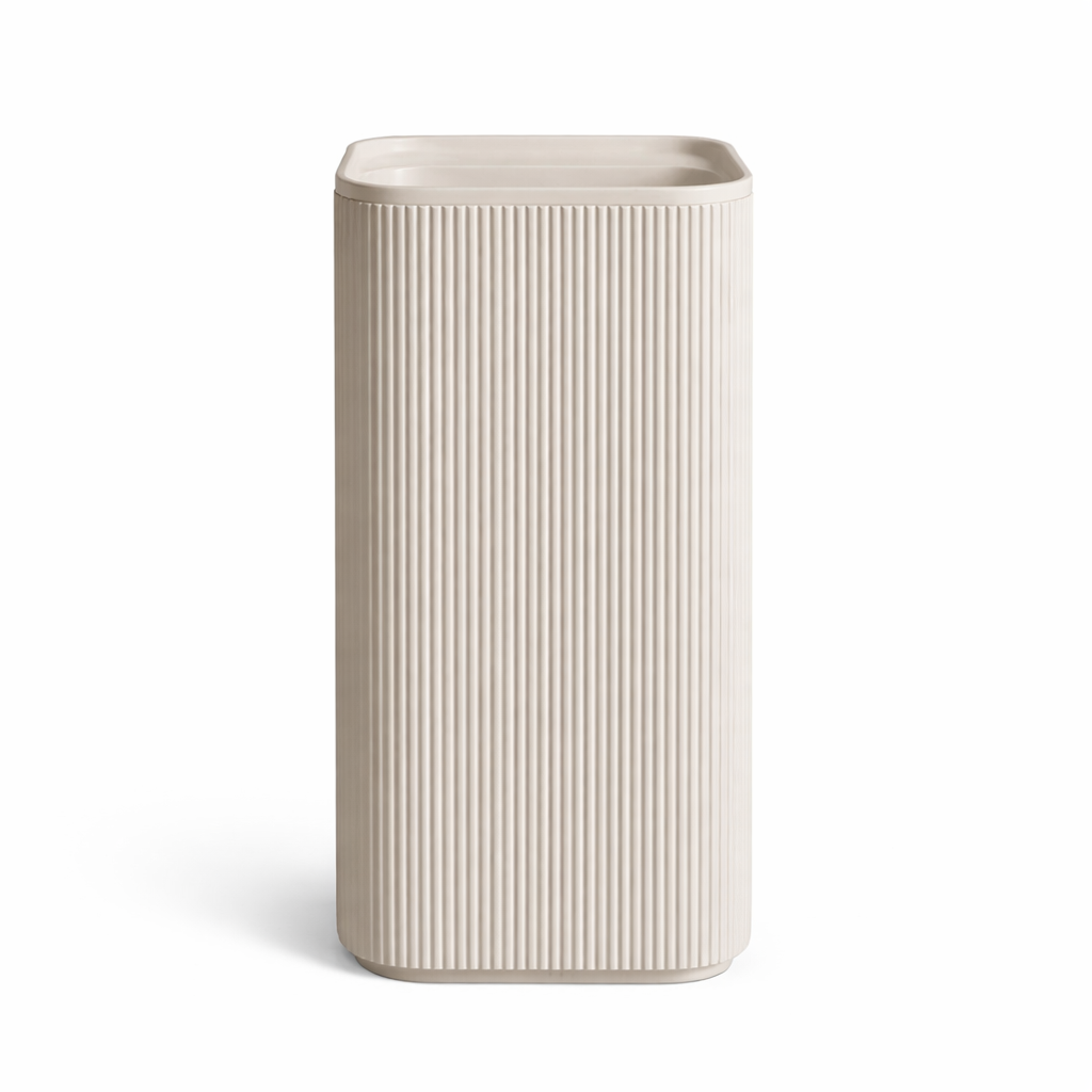 Wabi Travertine Square Basin – Zen Block