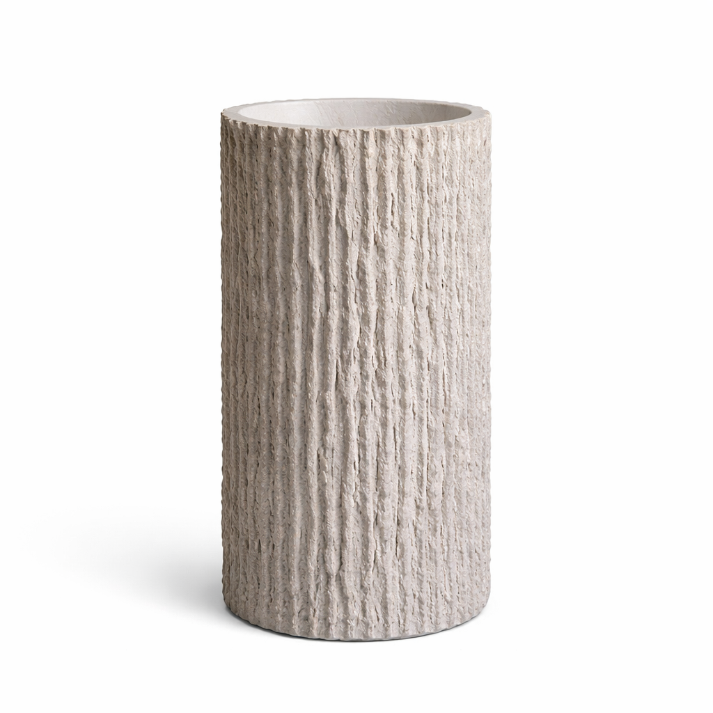 Wabi Texture Column Basin – Earth Series