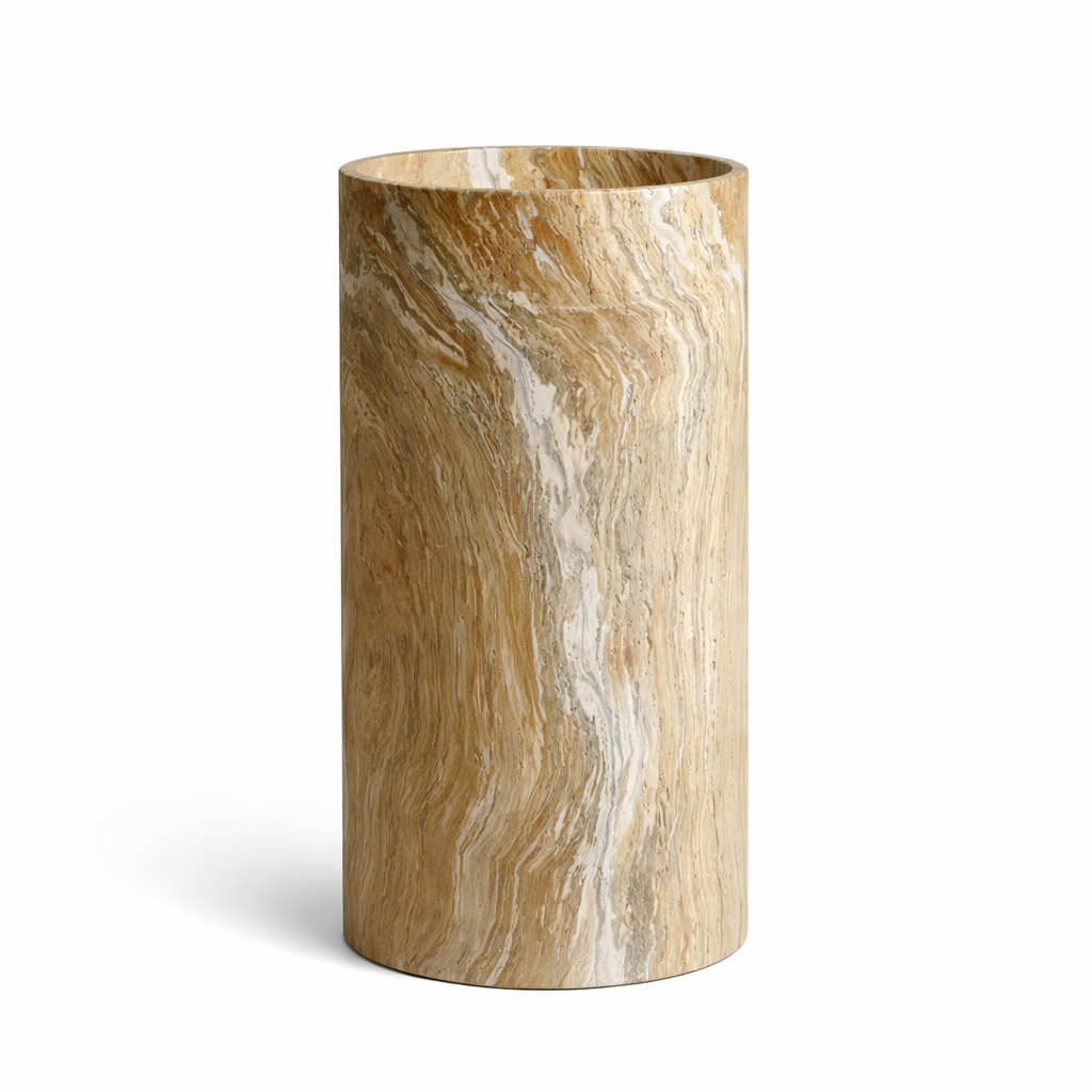 Travertine Column Basin – Sand Edition