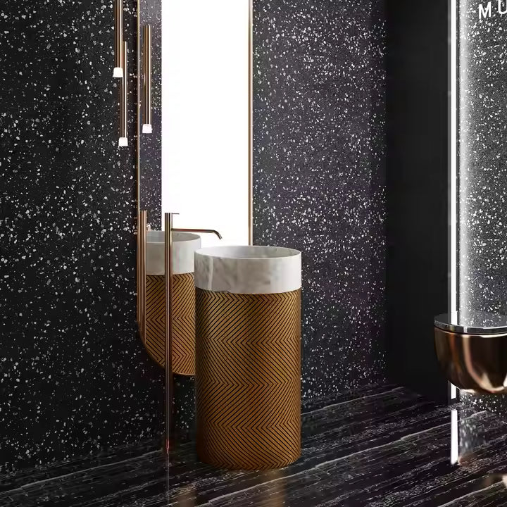 Luxury Decorative BiancoFree Standing Wash Basin