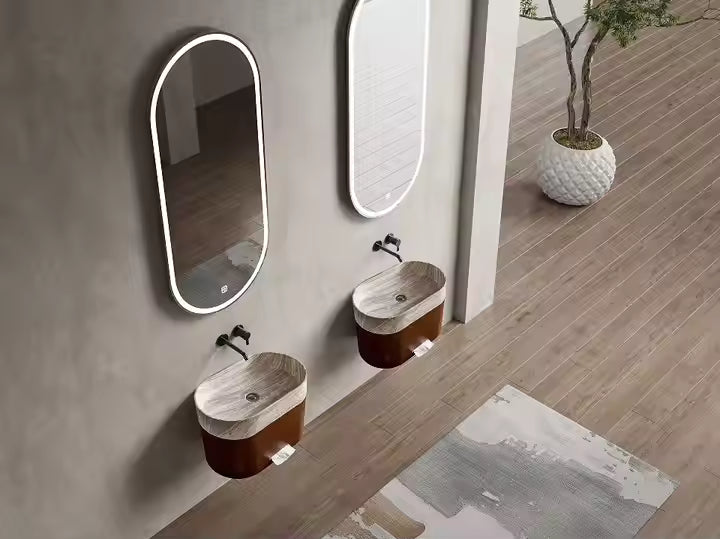 Modern Bathroom Wall-Hung Wash Basin