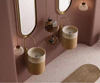 Wall Mounted Hung Artificial Stone Washbasin