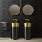 Black Gold Steel Basin – Luxe