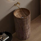 Wabi Sabi Wood Designer Freestanding Basins