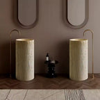 Wabi Sabi Traventine Style Floor Mounted Freestanding Basin
