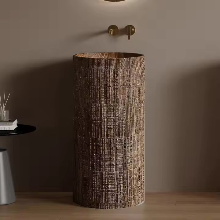 Wabi Sabi Wood Designer Freestanding Basins