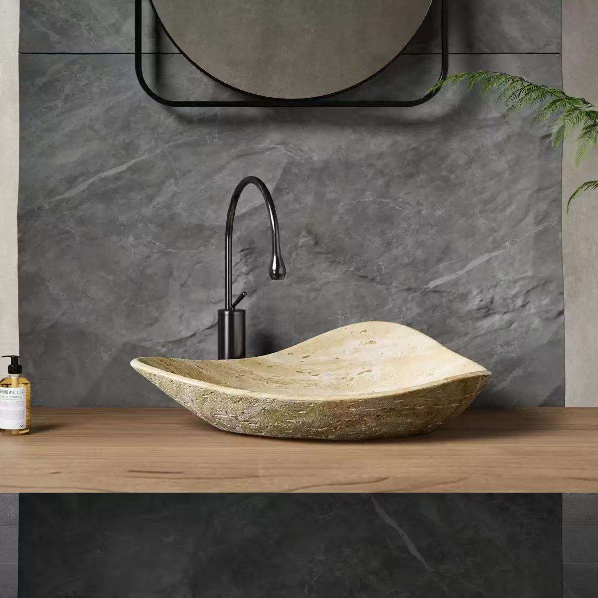 Lunara Artificial Stone Vessel Basin