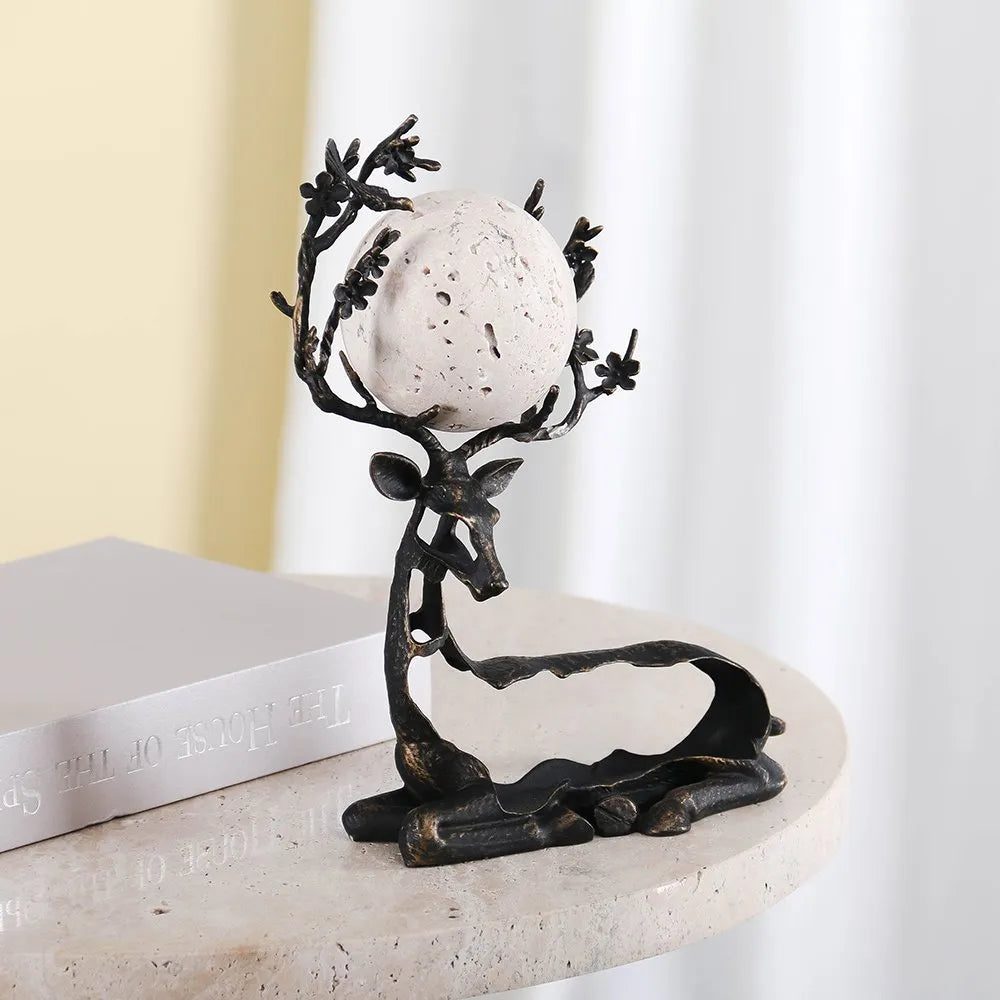 Home Decorations for Living Room – Deer Sculpture