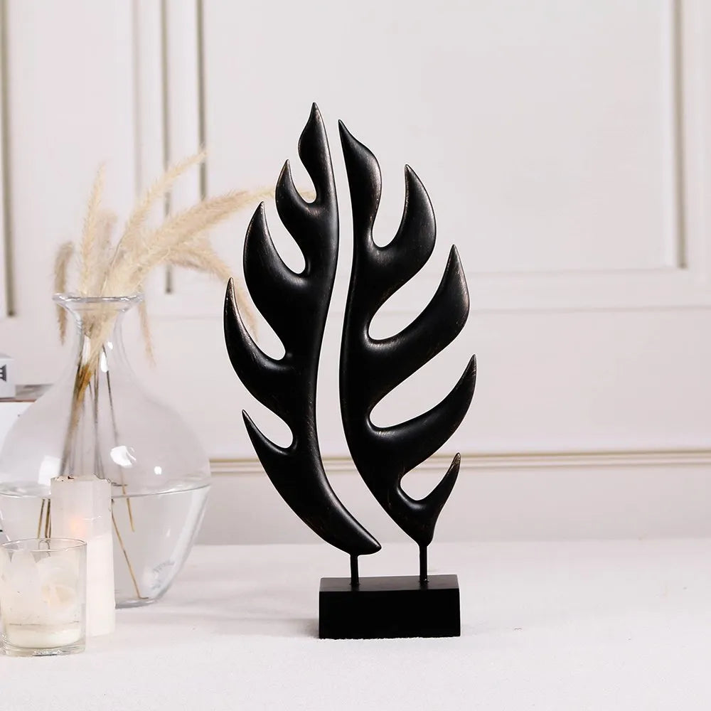 Interior Design Home Decor – Leaf Sculpture