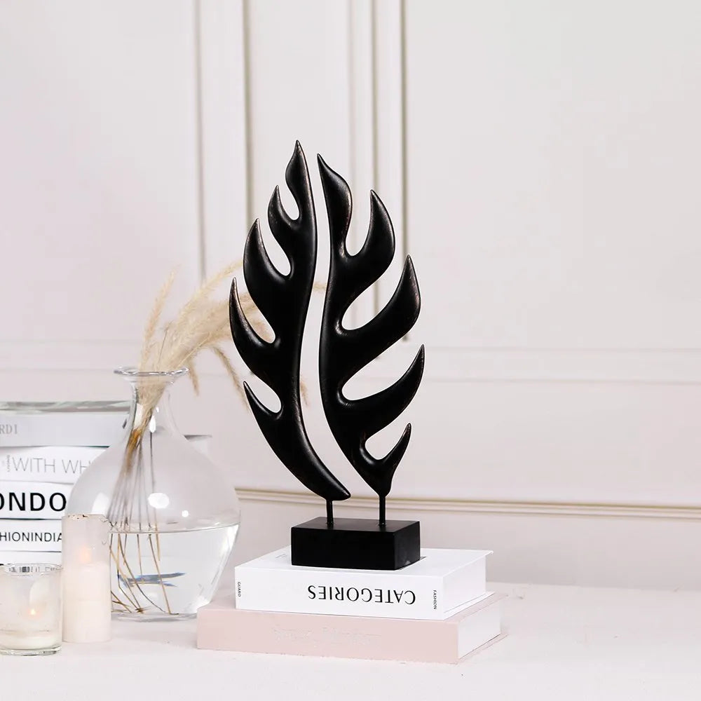 Interior Design Home Decor – Leaf Sculpture