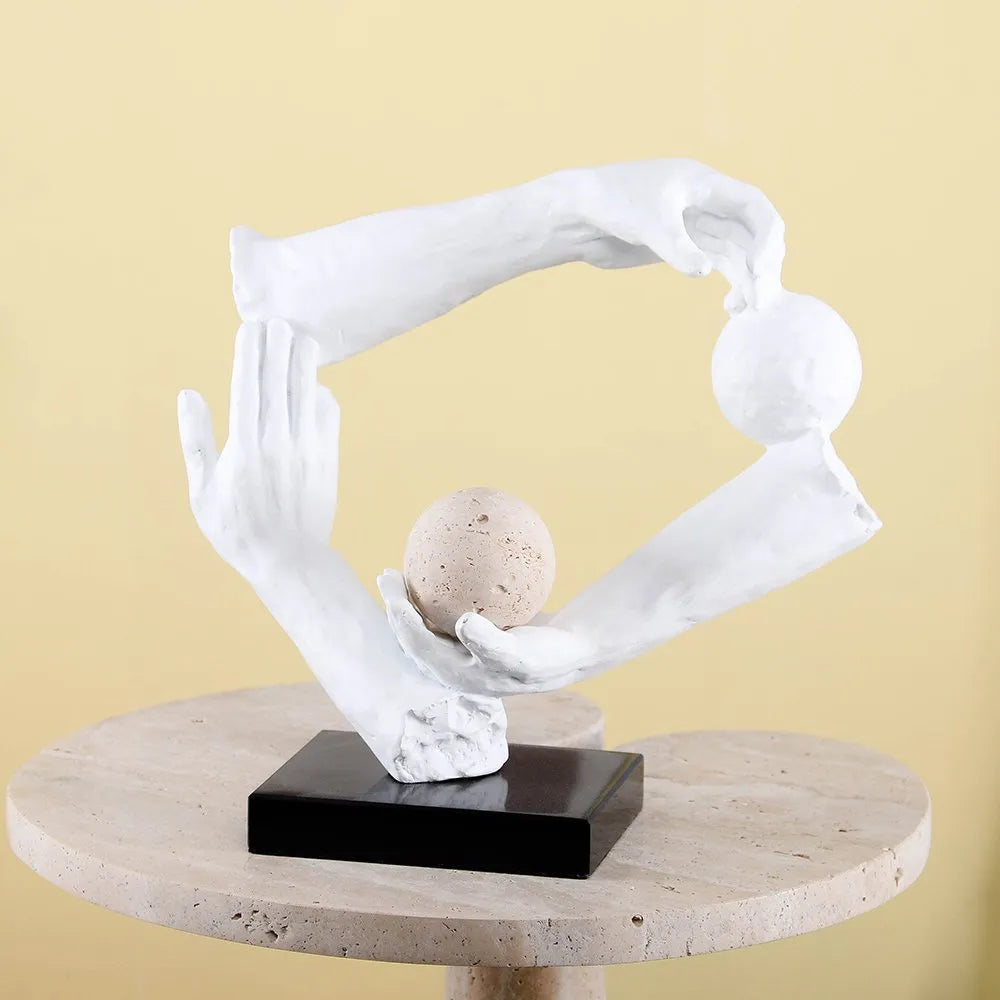 Home Decor Room Decor Heart In Hands Tabletop Decor