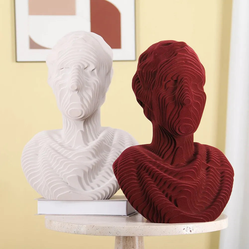 Decorations For Home Character Flocking & Resin Sculpture