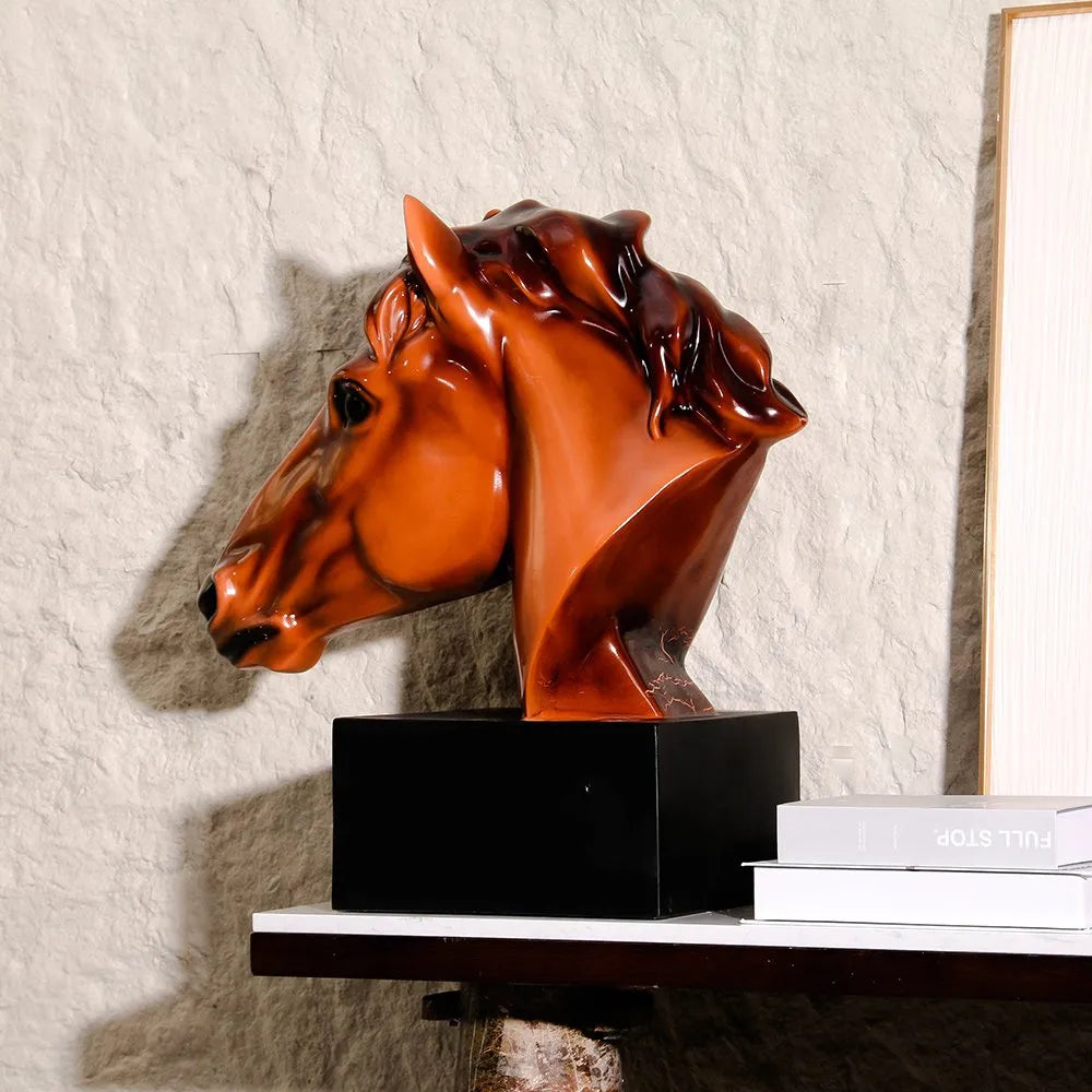 Decorations For Home – Horse Head Sculpture Tabletop Decor