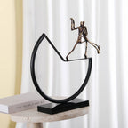 Home Decoration Items – Desktop Dancing Girls Sculpture
