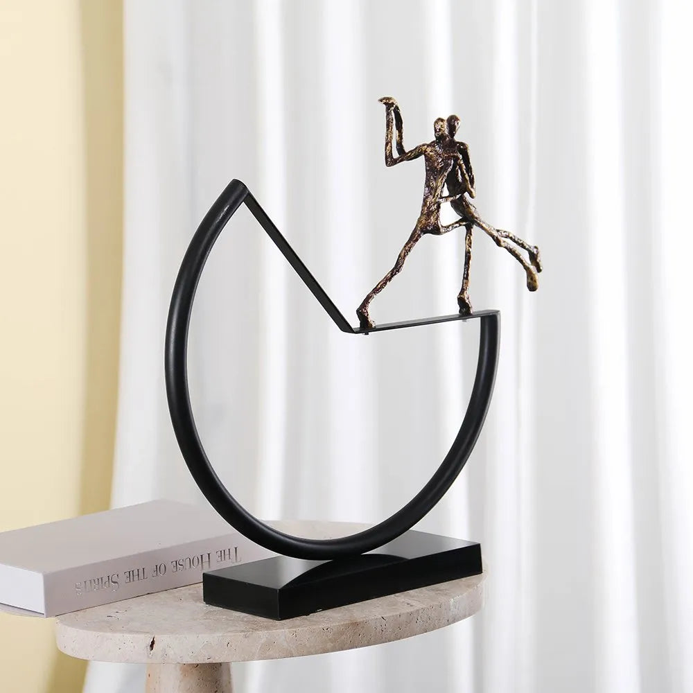 Home Decoration Items – Desktop Dancing Girls Sculpture
