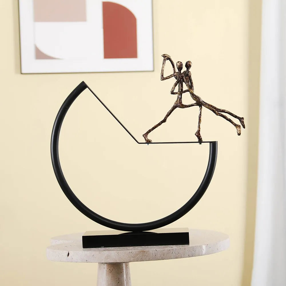 Home Decoration Items – Desktop Dancing Girls Sculpture