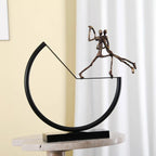 Home Decoration Items – Desktop Dancing Girls Sculpture