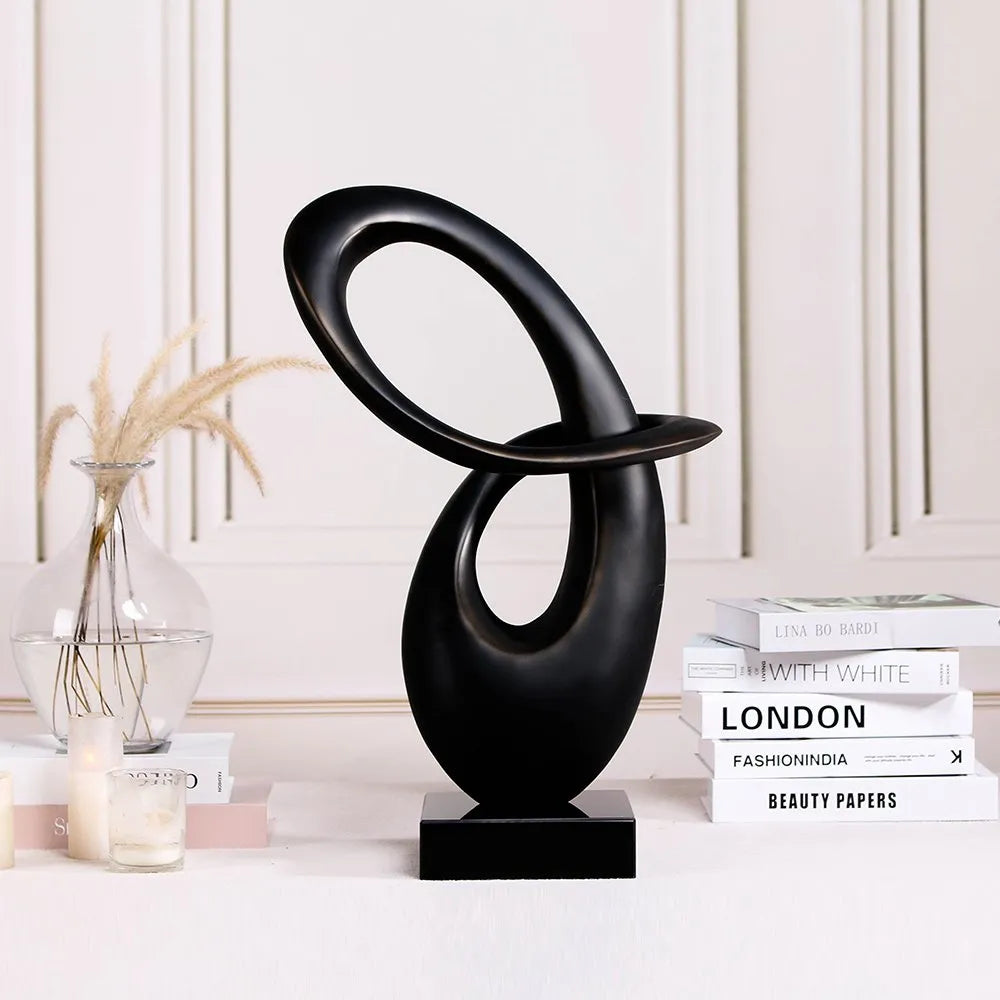 Home Decor Luxury Living Room Abstract Flame Sculpture