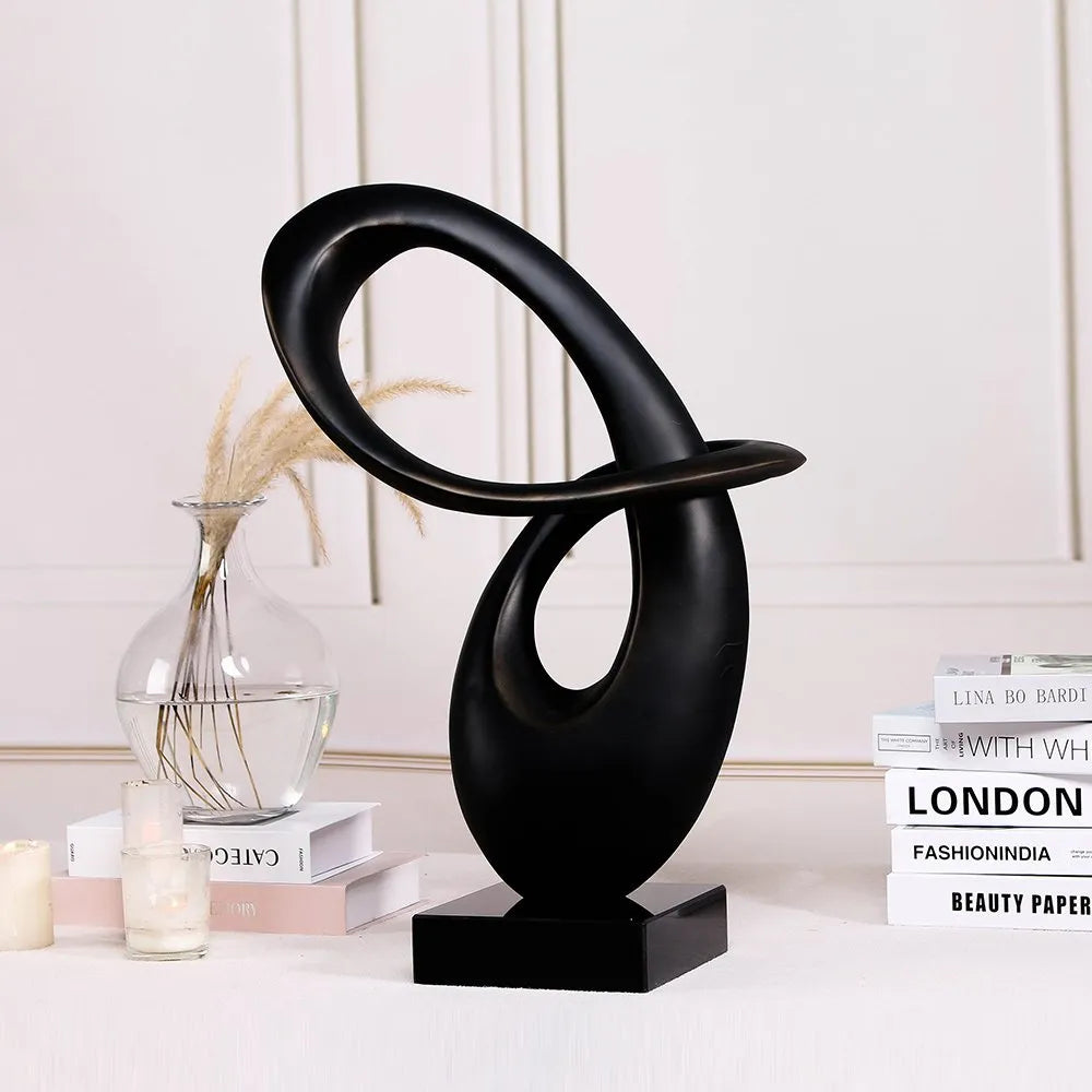 Home Decor Luxury Living Room Abstract Flame Sculpture