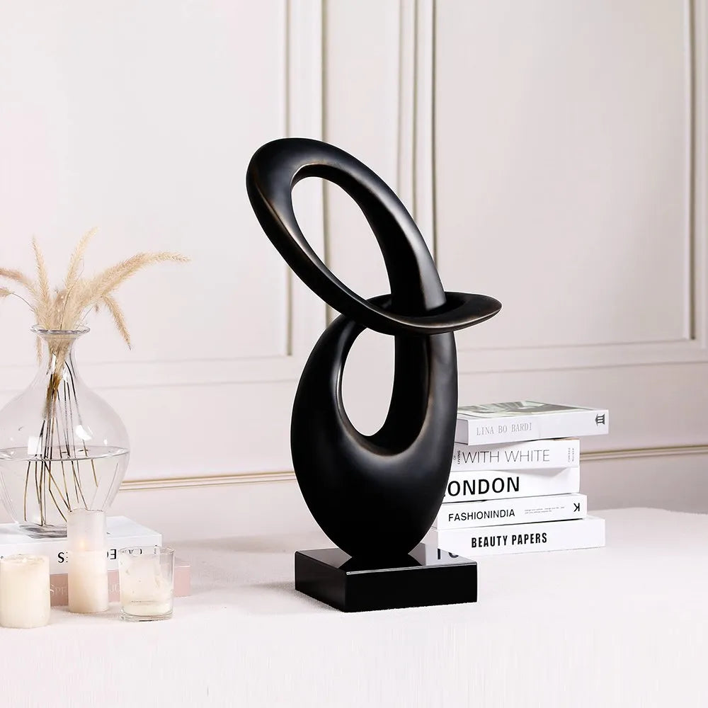 Home Decor Luxury Living Room Abstract Flame Sculpture