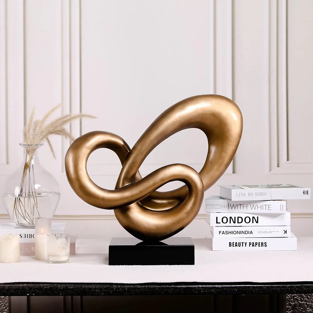 Interior Home Decoration Modern Abstract Flame Sculpture