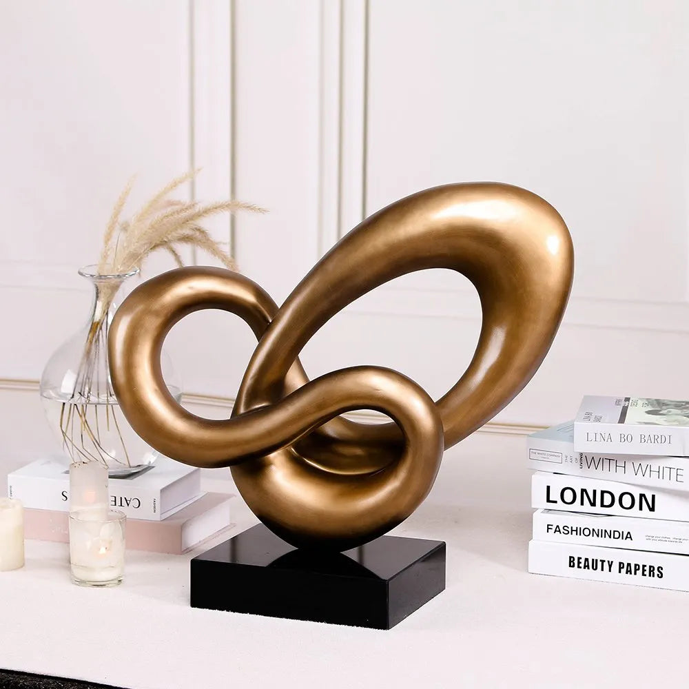 Interior Home Decoration Modern Abstract Flame Sculpture