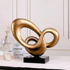 Interior Home Decoration Modern Abstract Flame Sculpture