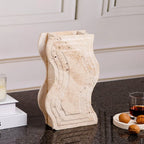Decorative Accents Minimalist Tabletop Marble Vase