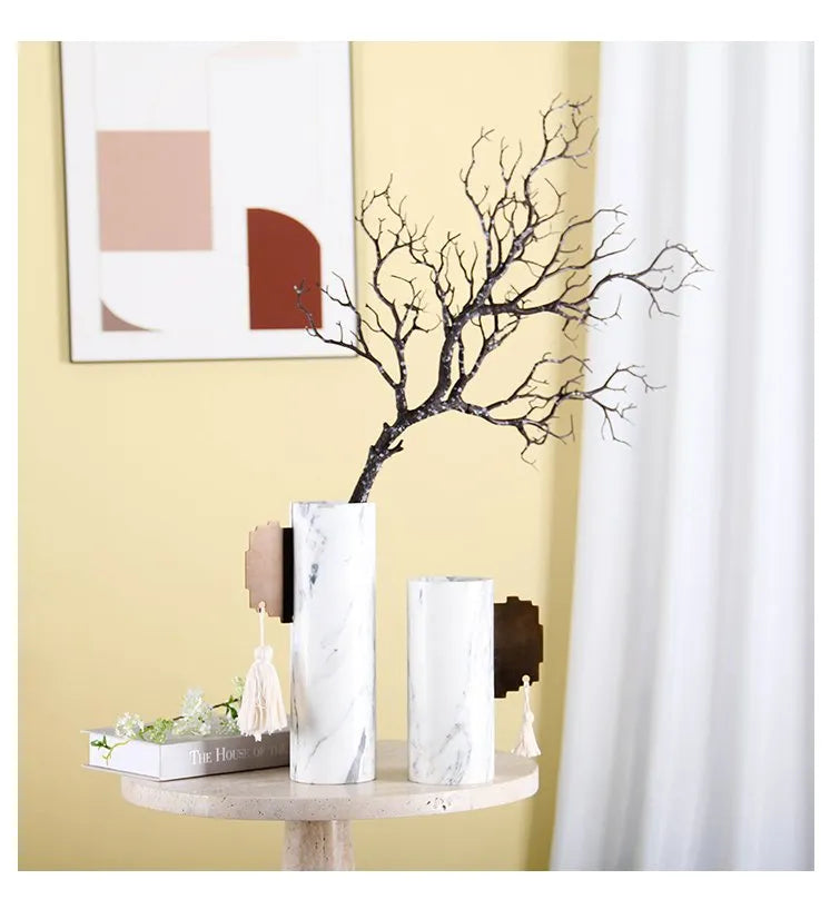 Table Decoration Accessories Tabletop Marble Vase