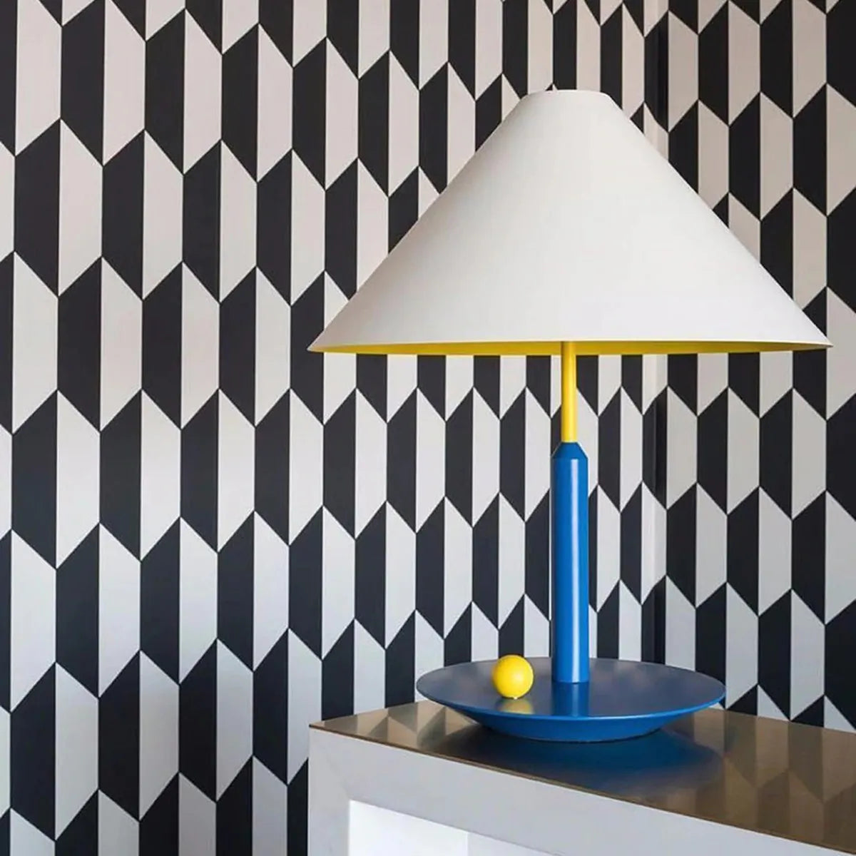 Playful Geometric Table Lamp