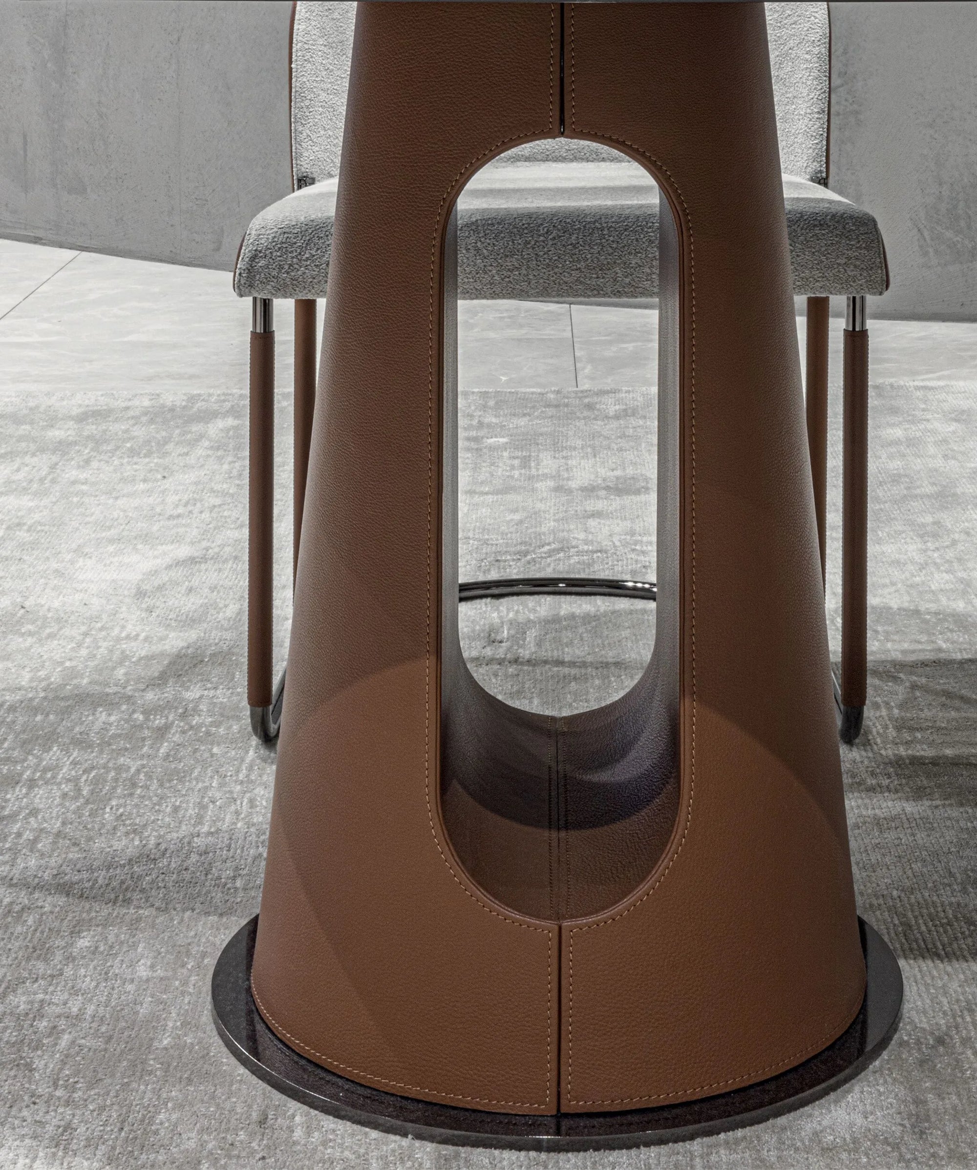 Oval Sculptural Dining Table