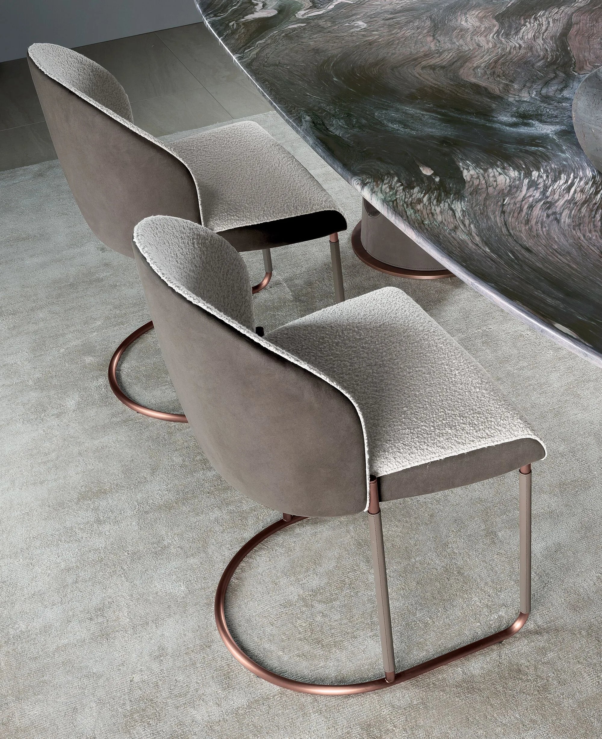 Oval Sculptural Dining Table