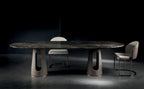 Oval Sculptural Dining Table