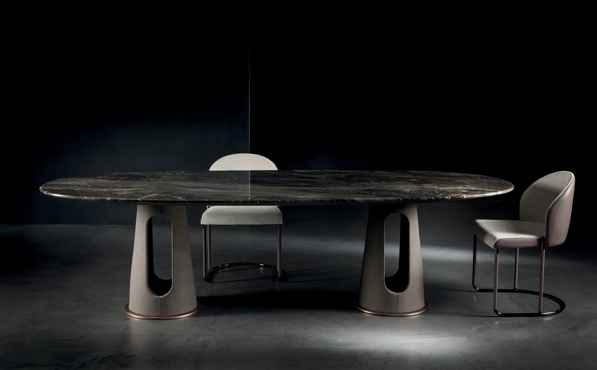Oval Sculptural Dining Table