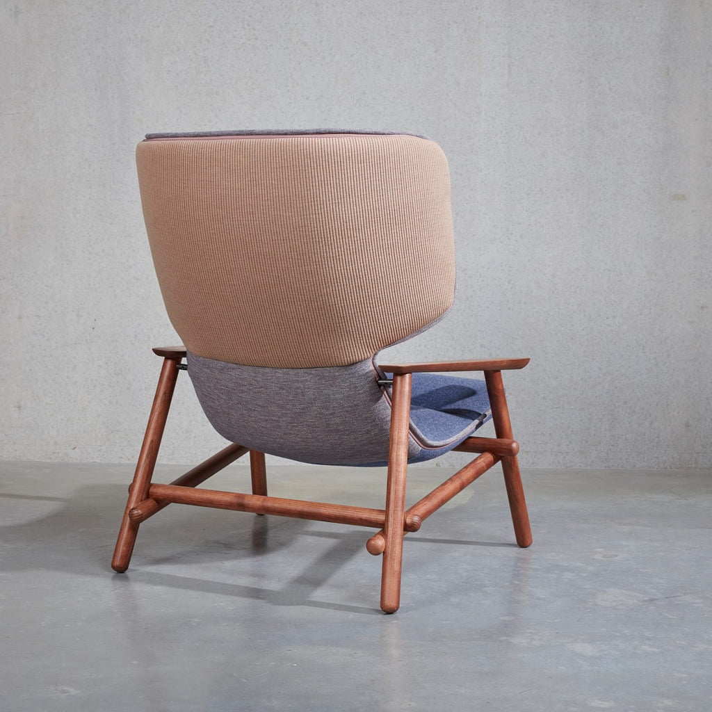 Contemporary Fabric Lounge Chair