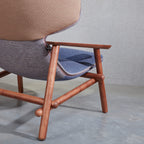 Contemporary Fabric Lounge Chair