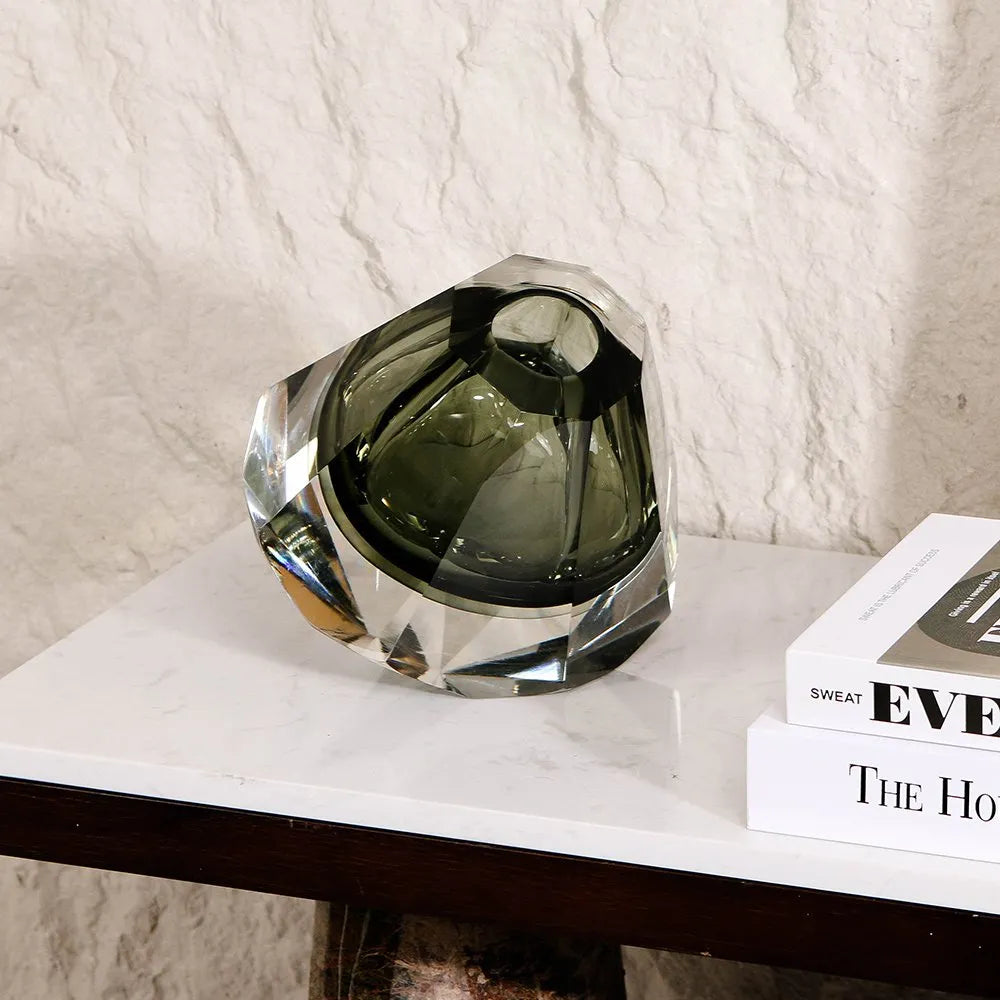Modern Luxury Hand-Made Glass Vase